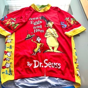 Cycling Jersey - Dr Seuss - Green Eggs and Ham